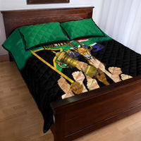 Personalised South Africa Special Holiday Quilt Bed Set Springboks Champions Celebration Rugby Is My Soul - Wonder Print Shop