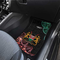 Kenya Is In My DNA Car Mats Kenyan Map Happy Jamhuri Day - Wonder Print Shop