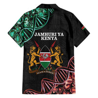 Kenya Is In My DNA Family Matching Short Sleeve Bodycon Dress and Hawaiian Shirt Kenyan Map Happy Jamhuri Day - Wonder Print Shop