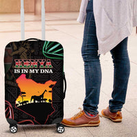 Kenya Is In My DNA Luggage Cover Kenyan Map Happy Jamhuri Day - Wonder Print Shop