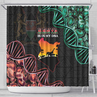 Kenya Is In My DNA Shower Curtain Kenyan Map Happy Jamhuri Day
