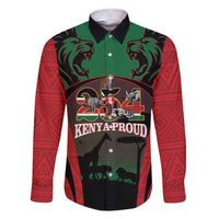 Proud Kenya 254 Family Matching Short Sleeve Bodycon Dress and Hawaiian Shirt Kenyan Safari Animals - Wonder Print Shop