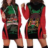 Proud Kenya 254 Hoodie Dress Kenyan Safari Animals - Wonder Print Shop