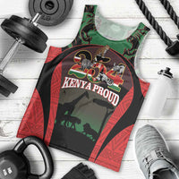 Proud Kenya 254 Men Tank Top Kenyan Safari Animals - Wonder Print Shop