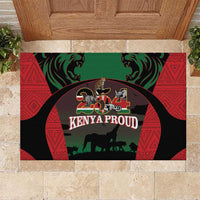 Proud Kenya 254 Rubber Doormat Kenyan Safari Animals - Wonder Print Shop