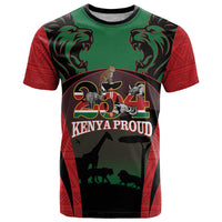 Proud Kenya 254 T Shirt Kenyan Safari Animals - Wonder Print Shop