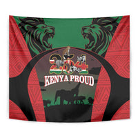 Proud Kenya 254 Tapestry Kenyan Safari Animals - Wonder Print Shop