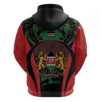Proud Kenya 254 Zip Hoodie Kenyan Safari Animals - Wonder Print Shop