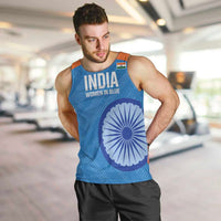 Custom India Cricket Men Tank Top Go Women In Blue - Wonder Print Shop