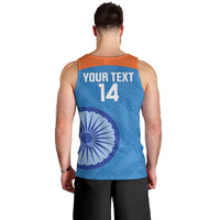 Custom India Cricket Men Tank Top Go Women In Blue - Wonder Print Shop