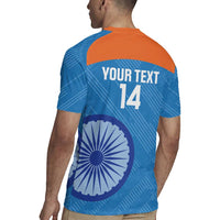 Custom India Cricket Rugby Jersey Go Women In Blue - Wonder Print Shop