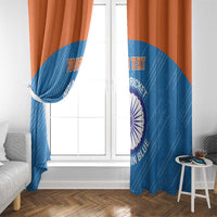 Custom India Cricket Window Curtain Go Women In Blue - Wonder Print Shop