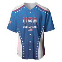 Custom USA 2025 Volleyball Baseball Jersey Sporty Style