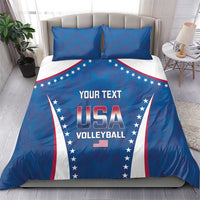 Custom USA 2025 Volleyball Bedding Set Sporty Style