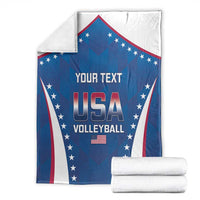 Custom USA 2025 Volleyball Blanket Sporty Style
