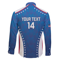 Custom USA 2025 Volleyball Family Matching Tank Maxi Dress and Hawaiian Shirt Sporty Style