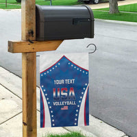 Custom USA 2025 Volleyball Garden Flag Sporty Style