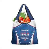 Custom USA 2025 Volleyball Grocery Bag Sporty Style