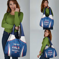 Custom USA 2025 Volleyball Grocery Bag Sporty Style