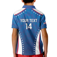 Custom USA 2025 Volleyball Kid Polo Shirt Sporty Style