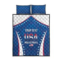 Custom USA 2025 Volleyball Quilt Bed Set Sporty Style