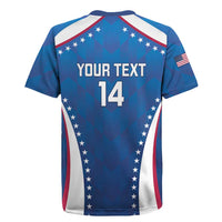 Custom USA 2025 Volleyball Rugby Jersey Sporty Style