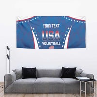 Custom USA 2025 Volleyball Tapestry Sporty Style