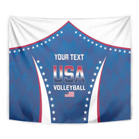 Custom USA 2025 Volleyball Tapestry Sporty Style