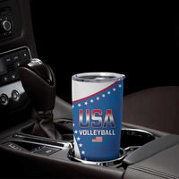 Custom USA 2025 Volleyball Tumbler Cup Sporty Style