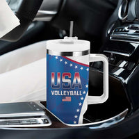 Custom USA 2025 Volleyball Tumbler With Handle Sporty Style