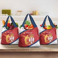 Custom Serbia Volleyball Grocery Bag 2025 Go Champions