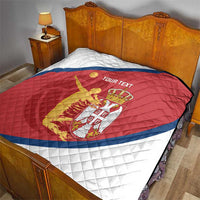 Custom Serbia Volleyball Quilt 2025 Go Champions