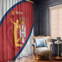 Custom Serbia Volleyball Window Curtain 2025 Go Champions