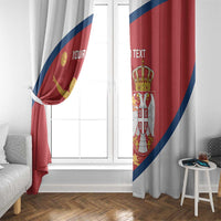 Custom Serbia Volleyball Window Curtain 2025 Go Champions