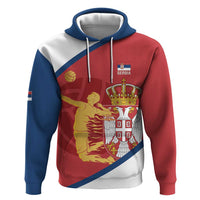 Custom Serbia Volleyball Zip Hoodie 2025 Go Champions
