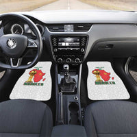 Morocco Football Custom Car Mats Atlas Lions Champions African White Islamic Pattern