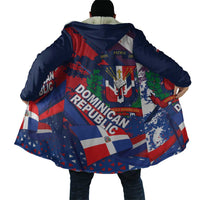 Dominican Republic Independence Day Cloak 27th February Coat Of Arms Grunge Texture