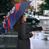 Dominican Republic Independence Day Umbrella 27th February Coat Of Arms Grunge Texture