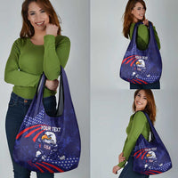 Custom USA Ice Hockey Grocery Bag United States Eagle Mascot