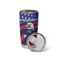 Custom USA Ice Hockey Tumbler Cup United States Eagle Mascot