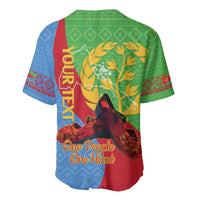 Personalised Eritrea Independence Day Baseball Jersey Shida Shoes One People One Heart