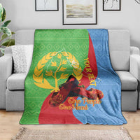 Personalised Eritrea Independence Day Blanket Shida Shoes One People One Heart