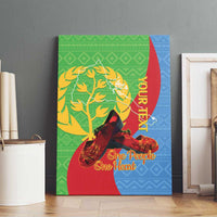 Personalised Eritrea Independence Day Canvas Wall Art Shida Shoes One People One Heart