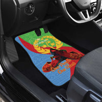 Personalised Eritrea Independence Day Car Mats Shida Shoes One People One Heart