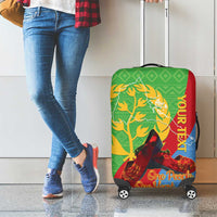 Personalised Eritrea Independence Day Luggage Cover Shida Shoes One People One Heart