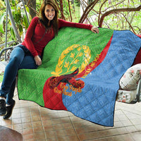 Personalised Eritrea Independence Day Quilt Shida Shoes One People One Heart