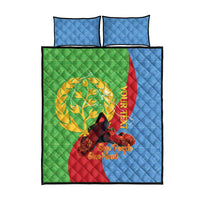 Personalised Eritrea Independence Day Quilt Bed Set Shida Shoes One People One Heart