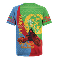 Personalised Eritrea Independence Day Rugby Jersey Shida Shoes One People One Heart