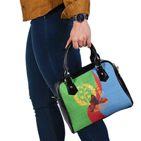 Personalised Eritrea Independence Day Shoulder Handbag Shida Shoes One People One Heart