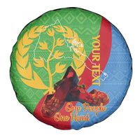 Personalised Eritrea Independence Day Spare Tire Cover Shida Shoes One People One Heart